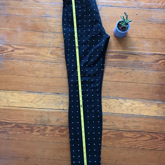 GAP Signature Skinny Ankle Pant, Black Geo Print - Picture 3 of 14